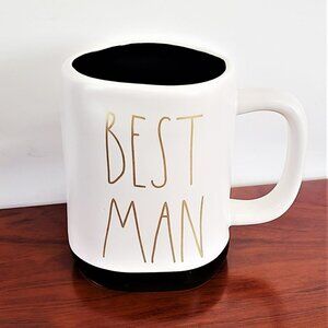 NWT Rae Dunn by Magenta "Best Man" Ceramic Coffee/Tea Mug
